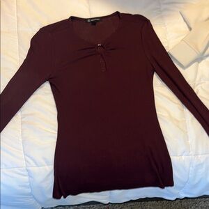 Banana Republic Burgundy Knit Top